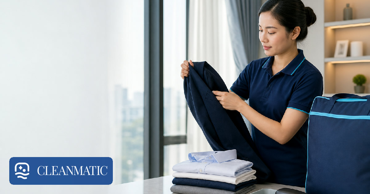 Chuẩn bị gửi giặt Hà Nội với kiểm tra túi kỹ lưỡng