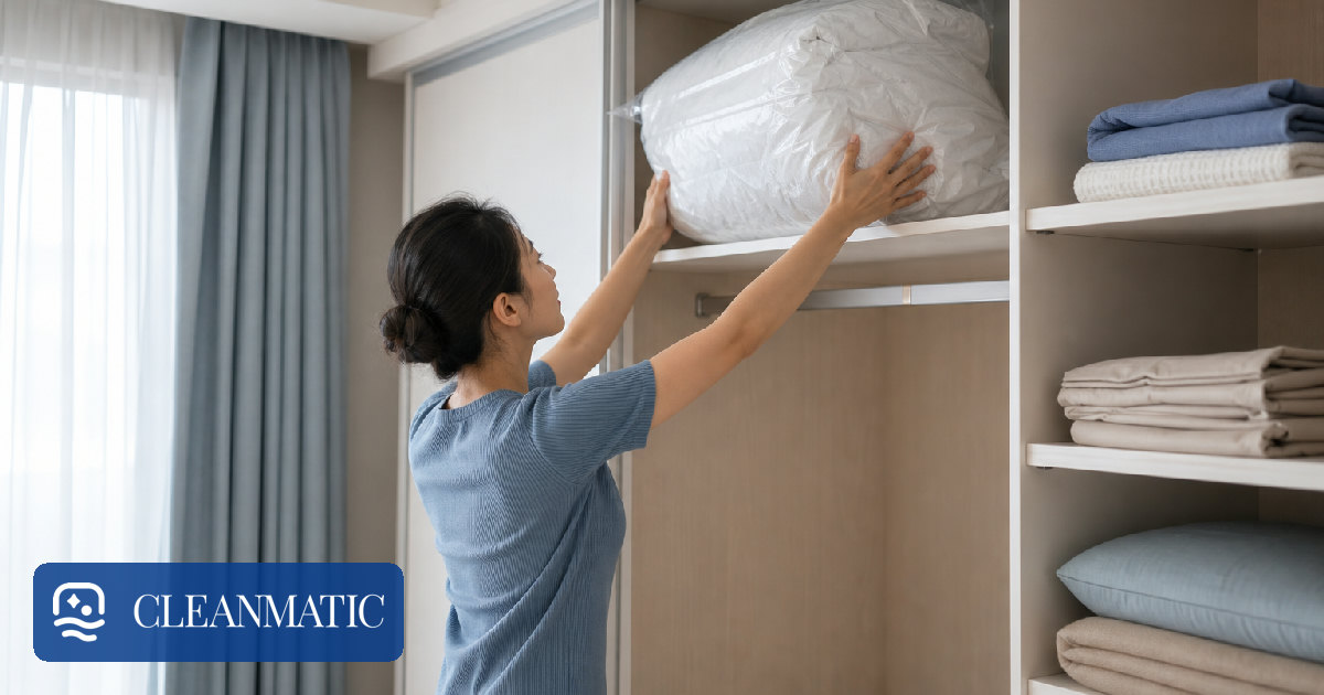 Tư vấn hút chân không chăn sau giặt Hà Nội cho khách